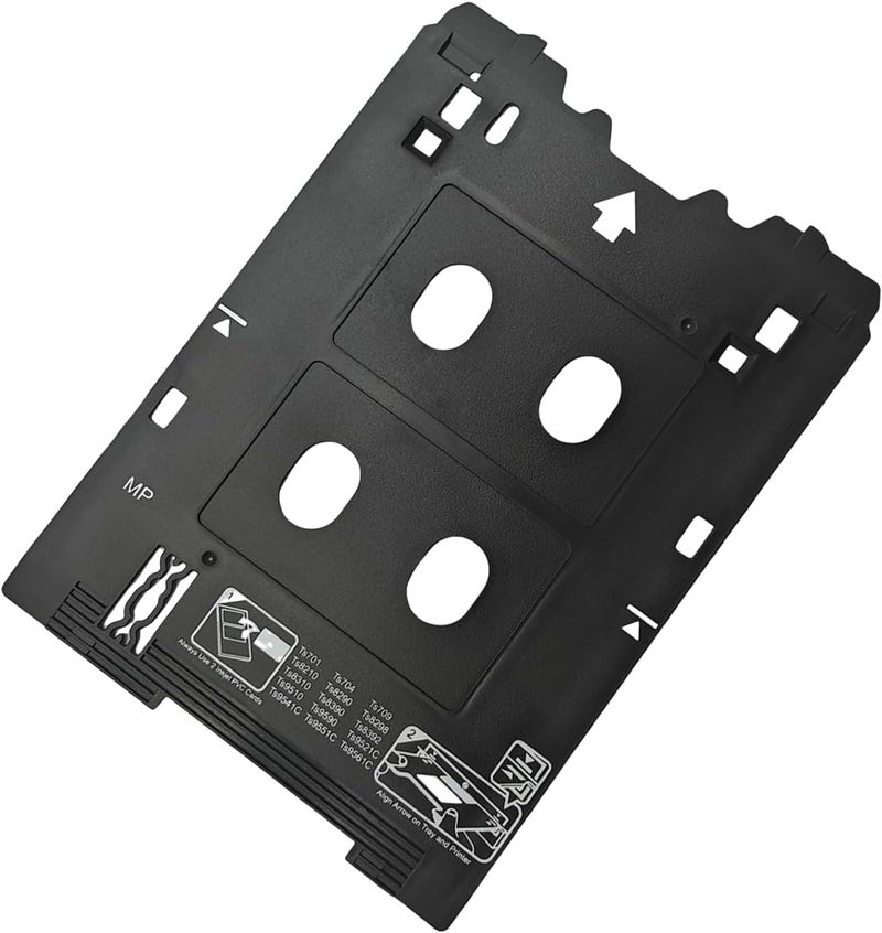 repustor Inkjet PVC ID Card Tray Compatible with Canon Printers TS701 TS702 TS703 TS704 TS705 TS709 TS8220 TS8330 TS82xx, TS83xx,TS95xx Series Printers (Canon MP/Multi-Purpose Tray Printers) - Image 1
